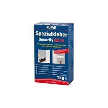 Клей для флизелиновых обоев Pufas Security GK 10 усиленный - 1кг - Обои Erfurt Краски Flugger